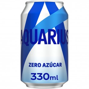 AQUARIUS ZERO sabor limon lata 33 cl